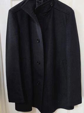 Hugo Boss Men's Black Cashmere Wool Jacket